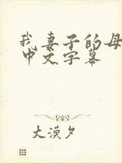 我妻子的母亲2中文字幕