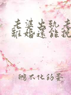老婆出轨老公要离婚还能挽回么
