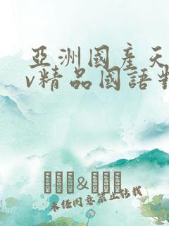 亚洲国产天堂av精品国语对白