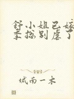 舒小姐已嫁人请季总别虐了13集