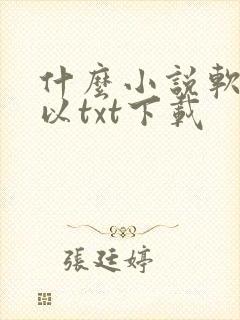 什么小说软件可以txt下载