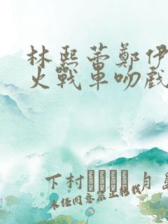 林熙蕾郑伊健烈火战车吻戏