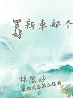 买新车哪个平台好
