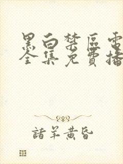 黑白禁区电视剧全集免费播放