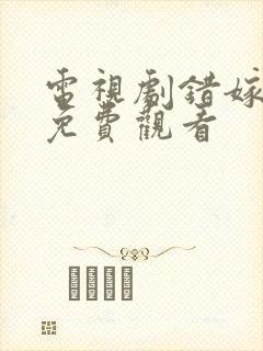 电视剧错嫁全集免费观看