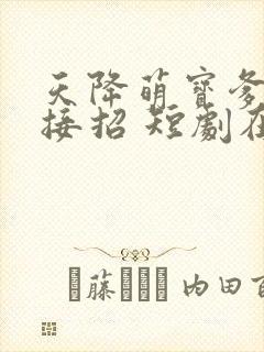 天降萌宝爹地快接招 短剧在线观看