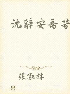 沈辞安乔若兮