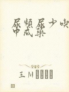 尿频尿少吃什么中成药