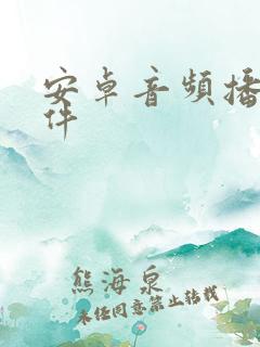 安卓音频播放软件