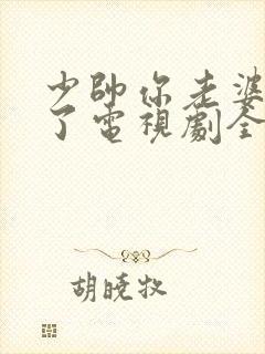 少帅你老婆又跑了电视剧全集
