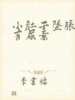 小肚子坠胀感觉有尿意