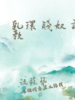 乳环 贱奴 调教