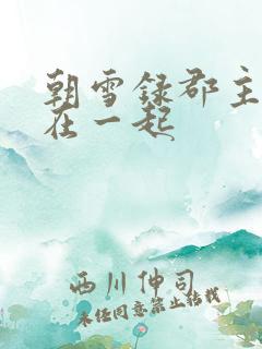 朝雪录郡主和谁在一起