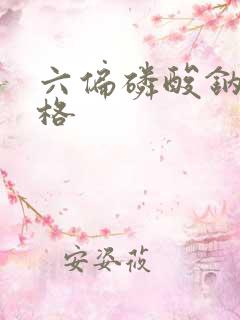 六偏磷酸钠 价格