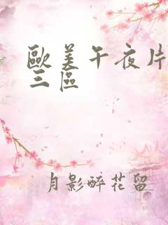 欧美午夜片一二三区