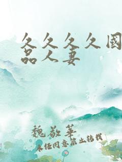 久久久久国产精品人妻