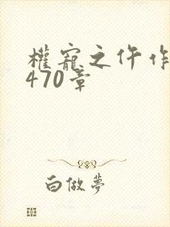 权宠之仵作医妃470章
