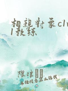 相亲对象c1v1教练