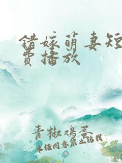 错嫁萌妻短剧免费播放