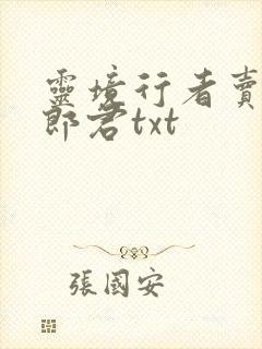 灵境行者卖报小郎君txt