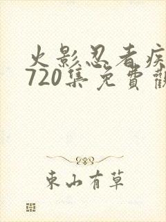 火影忍者疾风传720集免费观看完整版