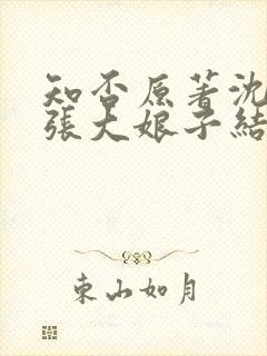 知否原著沈从兴张大娘子结局