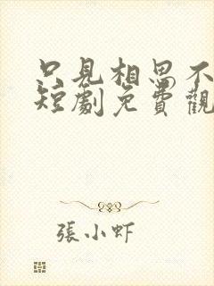 只见相思不见君短剧免费观看