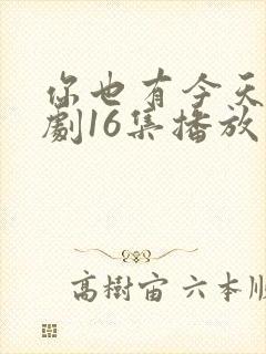 你也有今天电视剧16集播放免费观看