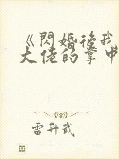 《闪婚后我成了大佬的掌中之物