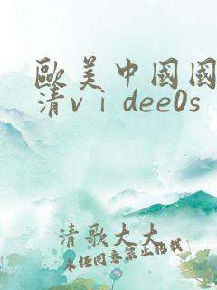欧美中国国产高清vⅰdee0s