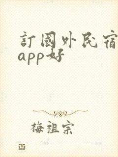 订国外民宿哪个app好