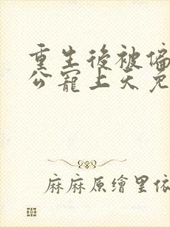 重生后被偏执老公宠上天免费阅读