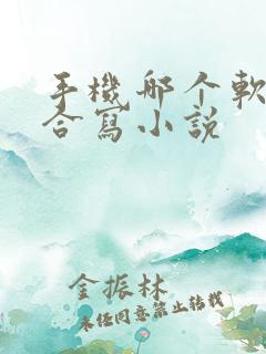 手机哪个软件适合写小说