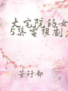 大宅院的女人45集电视剧免费观看
