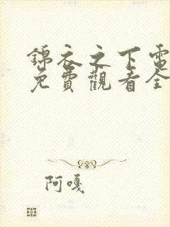 锦衣之下电视剧免费观看全集在线播放