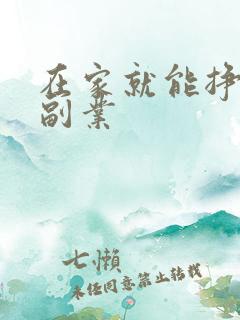 在家就能挣钱的副业