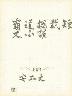 霸道总裁短篇甜文小说