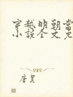 穿越明朝当皇帝小说全文免费阅读
