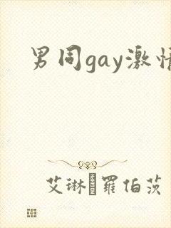 男同gay激情