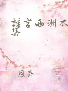 谁言西洲不知意集