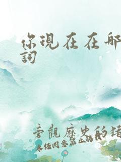 你现在在哪里歌词