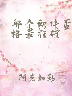 哪个软件查车价格最准确