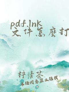 pdf.lnk文件怎么打开