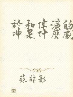 于和伟演的赵显坤是什么剧