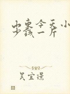 山东今天小麦多少钱一斤