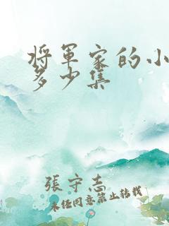 将军家的小娘子多少集