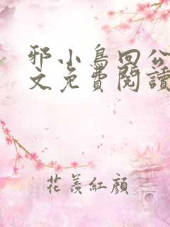 邪小鸟回公寓全文免费阅读