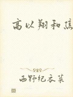 高以翔和焦俊艳