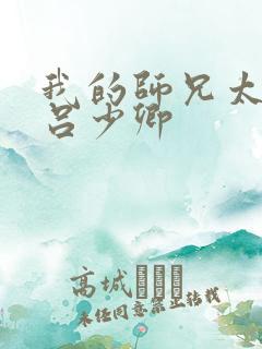 我的师兄太强了吕少卿