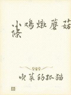小鸡炖蘑菇炖粉条